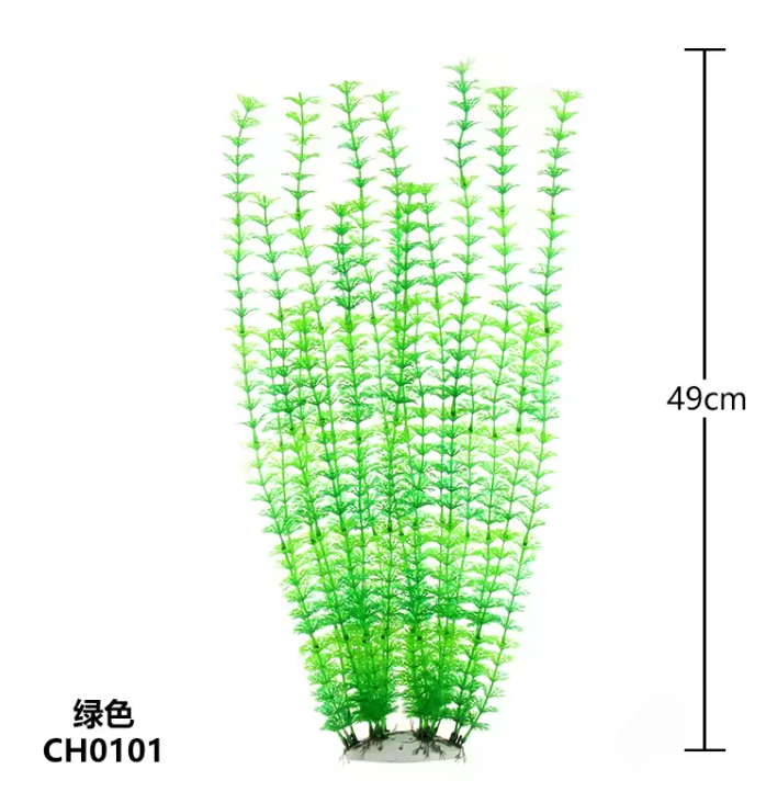 Aquarium Kunstplant 56 cm – Grote Realistische Onderwater Plant voor Aquarium Decoratie