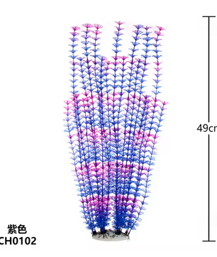 Aquarium Kunstplant 56 cm – Grote Realistische Onderwater Plant voor Aquarium Decoratie