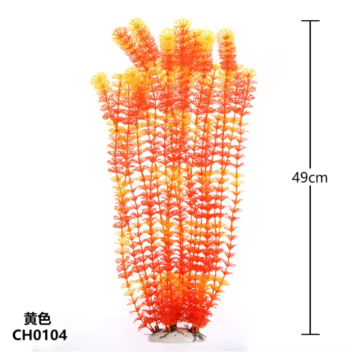 Aquarium Kunstplant 56 cm – Grote Realistische Onderwater Plant voor Aquarium Decoratie