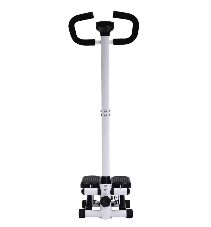 Hydraulische Fitness Stepper met LCD Monitor – Compacte Home Gym met Weerstandsbanden