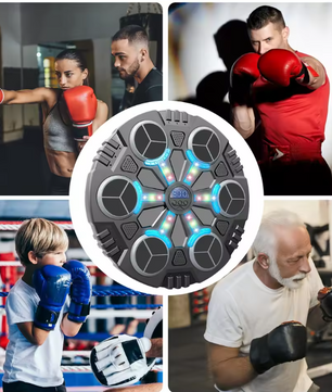 Smart Bluetooth Boksmachine voor Kinderen – Interactieve Muziek Trainer met LED en Handschoenen