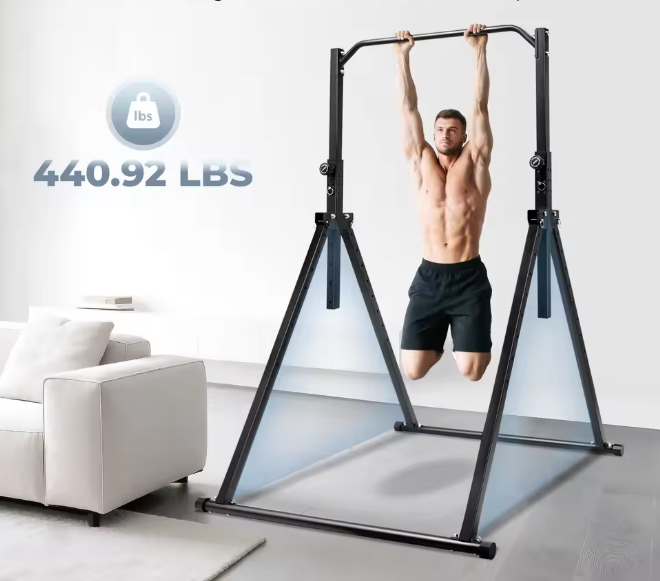 Verstelbare Pull-up Bar – Vrijstaand Trainingsstation voor Thuis Fitness en Krachttraining