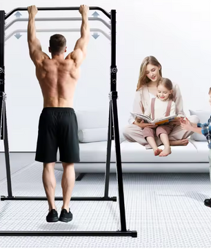 Verstelbare Pull-up Bar – Vrijstaand Trainingsstation voor Thuis Fitness en Krachttraining