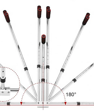 3-Bar Leg Stretcher – Verstelbare Split Trainer voor Flexibiliteit en Yoga Thuis