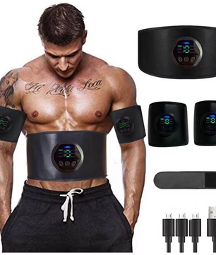 EMS Spierstimulator Buiktrainer – Elektrische Fitness Belt voor Spiertraining en Toning