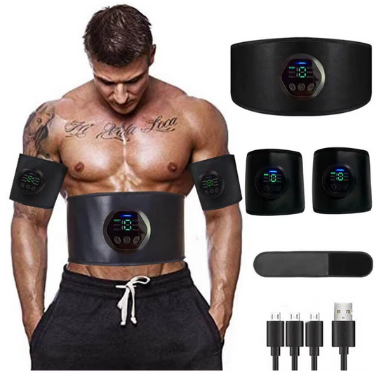 EMS Spierstimulator Buiktrainer – Elektrische Fitness Belt voor Spiertraining en Toning