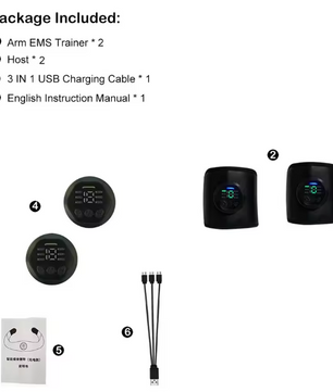 EMS Spierstimulator Buiktrainer – Elektrische Fitness Belt voor Spiertraining en Toning