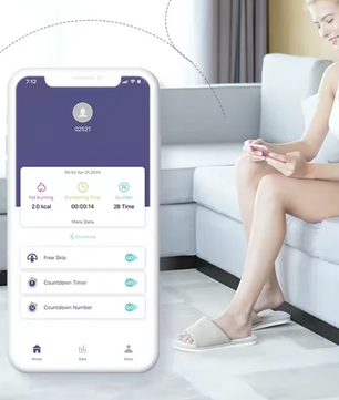 Smart Springtouw Fitness – Bluetooth Skipping Rope met App Tracking voor Thuis en Gym