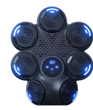 Smart Boksmachine met Muziek – Bluetooth Boxing Trainer met LED Wand Target voor Thuis