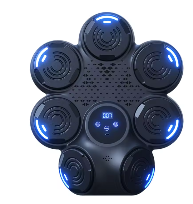 Smart Boksmachine met Muziek – Bluetooth Boxing Trainer met LED Wand Target voor Thuis
