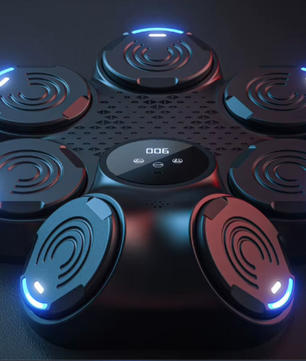 Smart Boksmachine met Muziek – Bluetooth Boxing Trainer met LED Wand Target voor Thuis