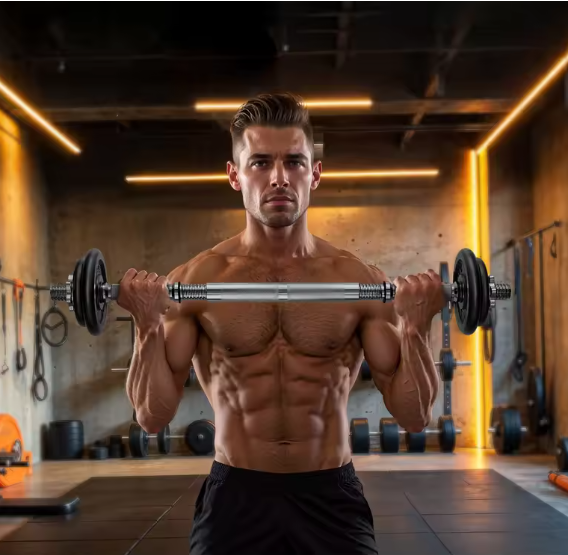 Verstelbare Dumbbell Set 20/30 kg – Halterset met Verbindingsstang voor Thuis Fitness