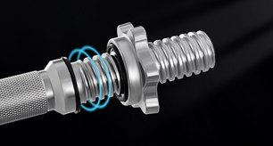 Verstelbare Dumbbell Set 30 kg – 2-in-1 Halterset met Verbindingsstang voor Thuis Training