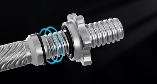 Verstelbare Dumbbell Set 30 kg – 2-in-1 Halterset met Verbindingsstang voor Thuis Training