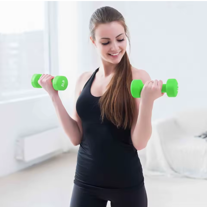 Dumbbell Set 3 Paren – Neopreen Halters met Opbergbox voor Thuis Fitness