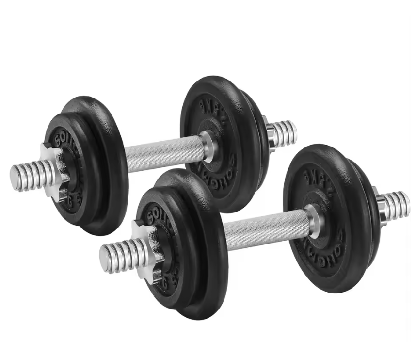 Verstelbare Dumbbell Set 20/30/40 kg – Gietijzeren Halters voor Krachttraining Thuis en Gym