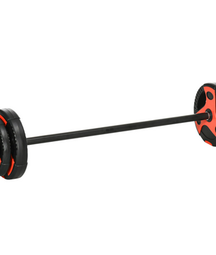 Verstelbare Halterstang Set 20 kg – Gewichtsschijven met Antislip Grip voor Krachttraining