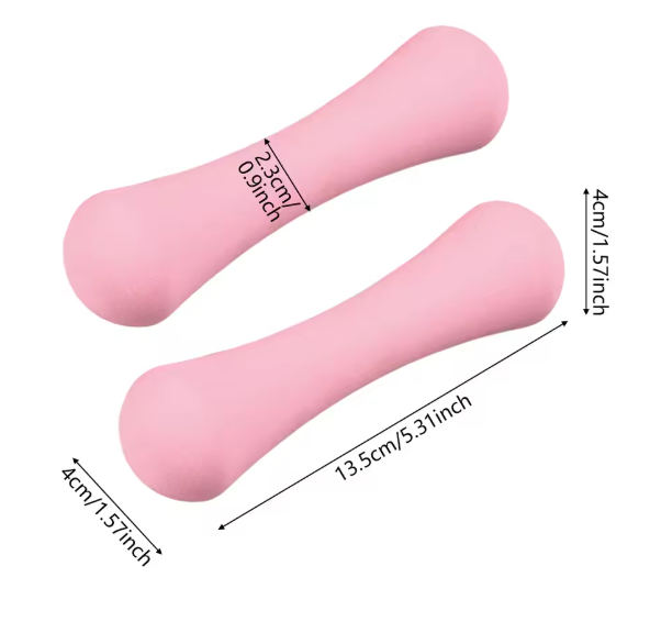 Dumbbell Halter – Antislip Gecoate Krachttraining Gewicht voor Thuis Fitness