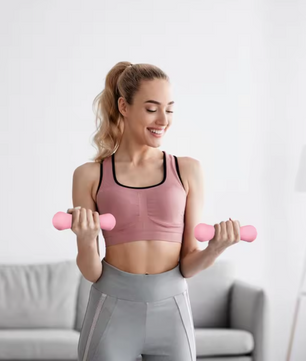 Dumbbell Halter – Antislip Gecoate Krachttraining Gewicht voor Thuis Fitness