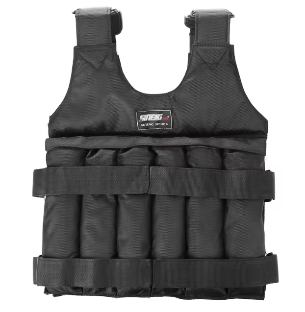 Verstelbaar Gewichtsvest tot 50KG – Duurzaam Trainingsvest voor Krachttraining, Hardlopen en Boksen