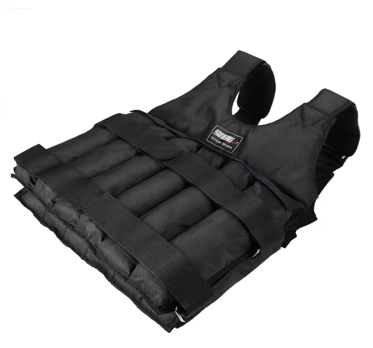 Verstelbaar Gewichtsvest tot 50KG – Duurzaam Trainingsvest voor Krachttraining, Hardlopen en Boksen