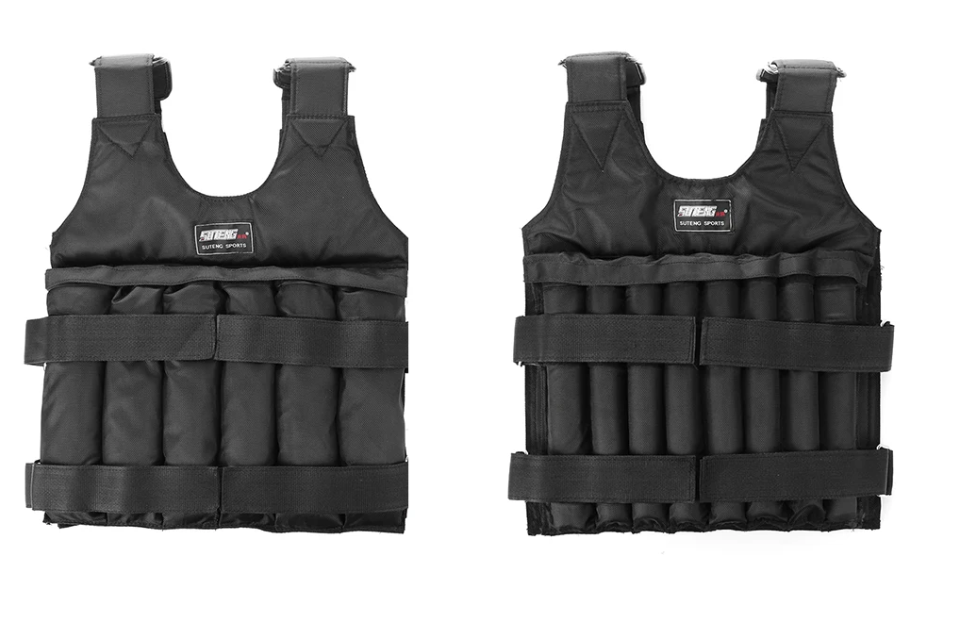 Verstelbaar Gewichtsvest tot 50KG – Duurzaam Trainingsvest voor Krachttraining, Hardlopen en Boksen