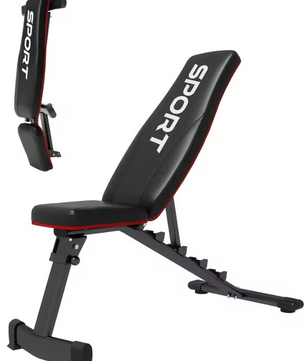 Opvouwbare Halterbank – Verstelbare Fitnessbank met 5 Standen voor Full Body Training