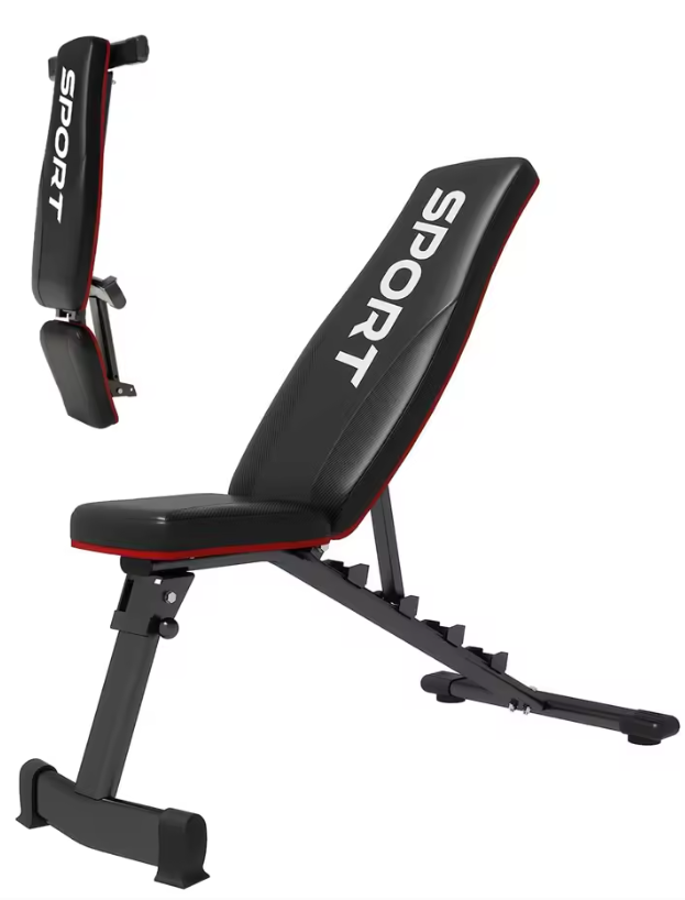 Opvouwbare Halterbank – Verstelbare Fitnessbank met 5 Standen voor Full Body Training