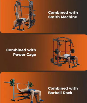 Opvouwbare Halterbank – Verstelbare Fitnessbank met 5 Standen voor Full Body Training