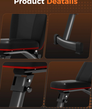 Opvouwbare Halterbank – Verstelbare Fitnessbank met 5 Standen voor Full Body Training