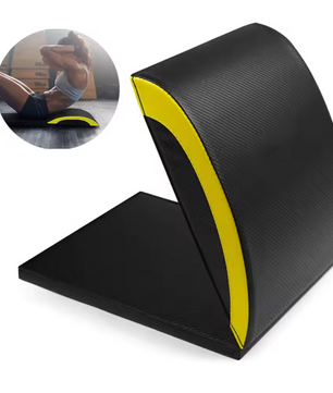 Ergonomische Ab Trainer Mat – Opvouwbare Buikspiermat met Rug- en Staartbeenondersteuning