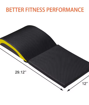 Ergonomische Ab Trainer Mat – Opvouwbare Buikspiermat met Rug- en Staartbeenondersteuning