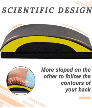 Ergonomische Ab Trainer Mat – Opvouwbare Buikspiermat met Rug- en Staartbeenondersteuning