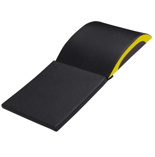 Ergonomische Ab Trainer Mat – Opvouwbare Buikspiermat met Rug- en Staartbeenondersteuning