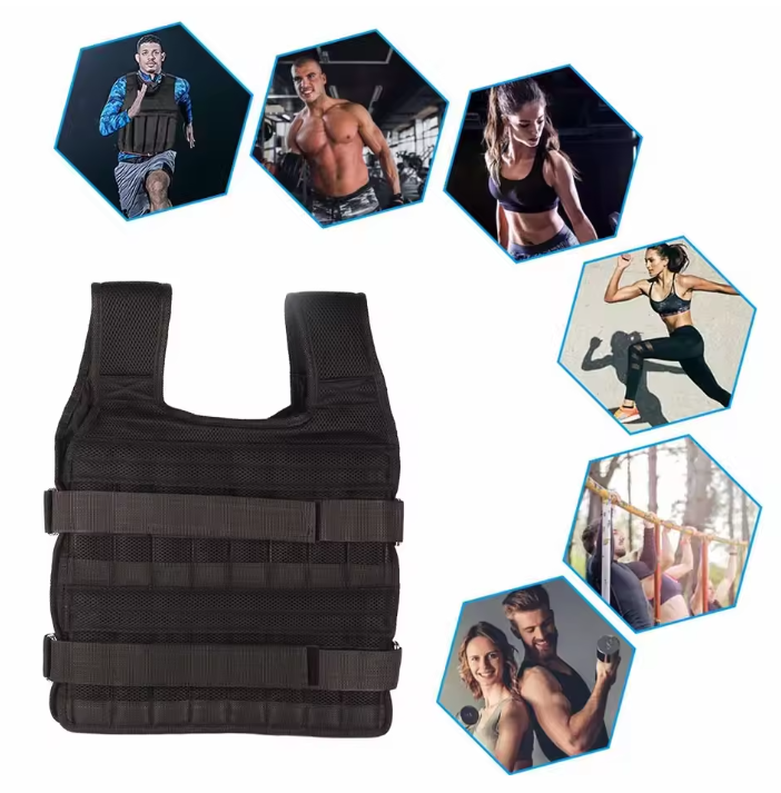 Gewichtsvest 20KG – Verstelbaar Trainingsvest voor Fitness, Hardlopen en Krachttraining