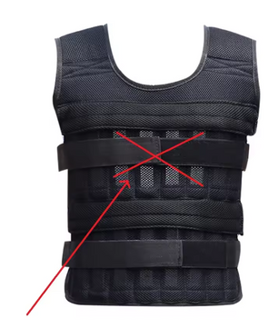 Gewichtsvest 20KG – Verstelbaar Trainingsvest voor Fitness, Hardlopen en Krachttraining