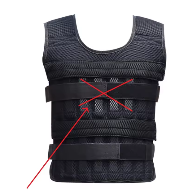 Gewichtsvest 20KG – Verstelbaar Trainingsvest voor Fitness, Hardlopen en Krachttraining