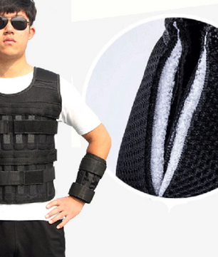 Gewichtsvest 20KG – Verstelbaar Trainingsvest voor Fitness, Hardlopen en Krachttraining