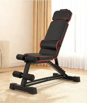 Multifunctionele Halterbank – Opvouwbare Fitnessbank met 5 Standen voor Full Body Training