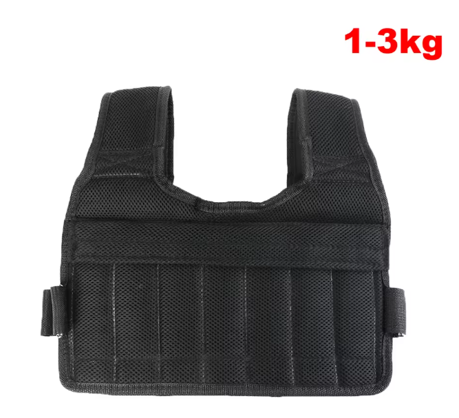 Verstelbaar Gewichtsvest 3/15/35KG – Trainingsvest voor Fitness, Hardlopen en Krachttraining