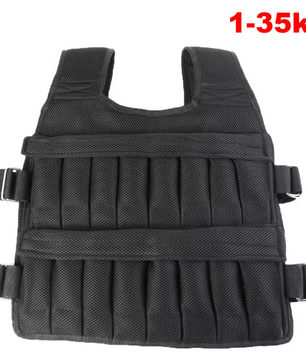 Verstelbaar Gewichtsvest 3/15/35KG – Trainingsvest voor Fitness, Hardlopen en Krachttraining