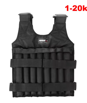 Verstelbaar Gewichtsvest 3/15/35KG – Trainingsvest voor Fitness, Hardlopen en Krachttraining