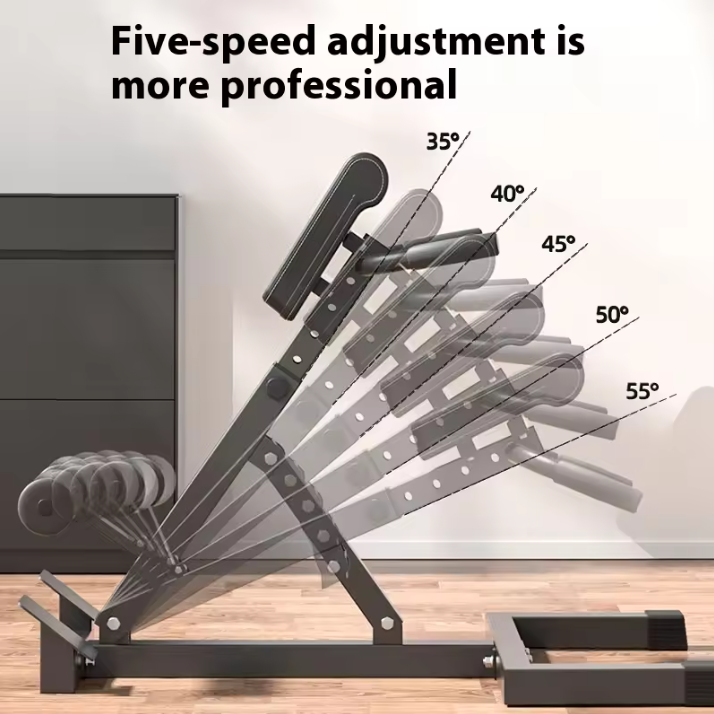 Romeinse Stoel voor Thuisfitness – Hyperextensie Trainingsbank voor Rug, Core en Taille