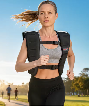 Gewichtsvest 8KG – Ademend Trainingsvest met Verstelbare Bandjes en Reflectie