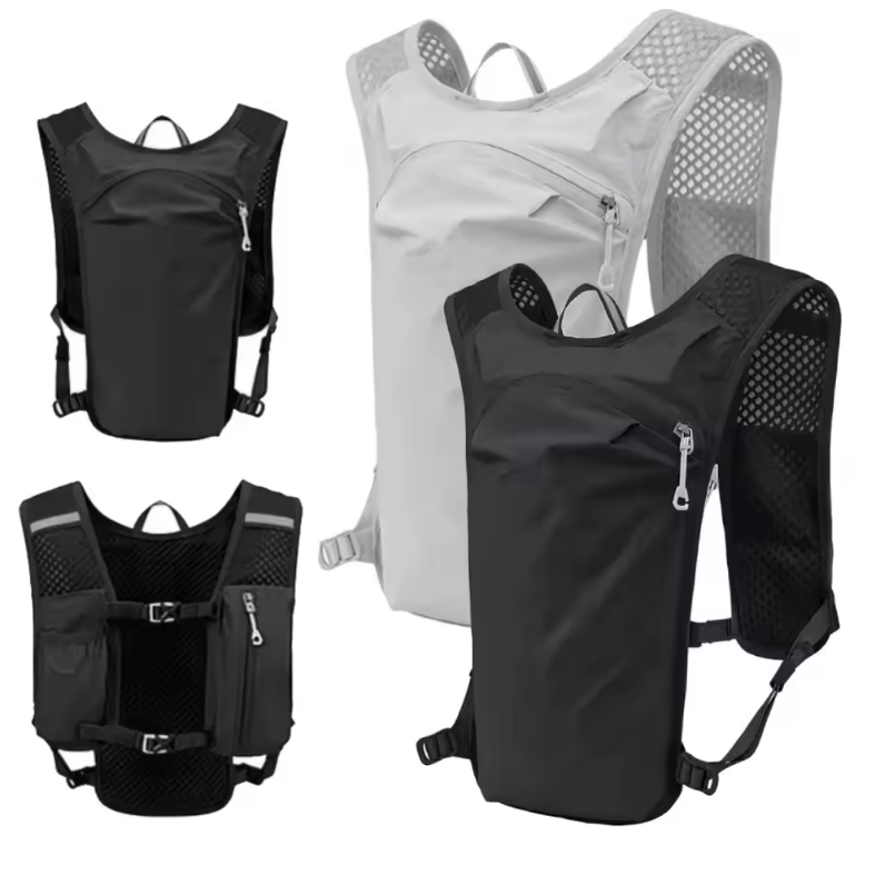 Hardloopvest met Waterfleshouder – Lichtgewicht Hydratatievest met Telefoonvak en Reflectie