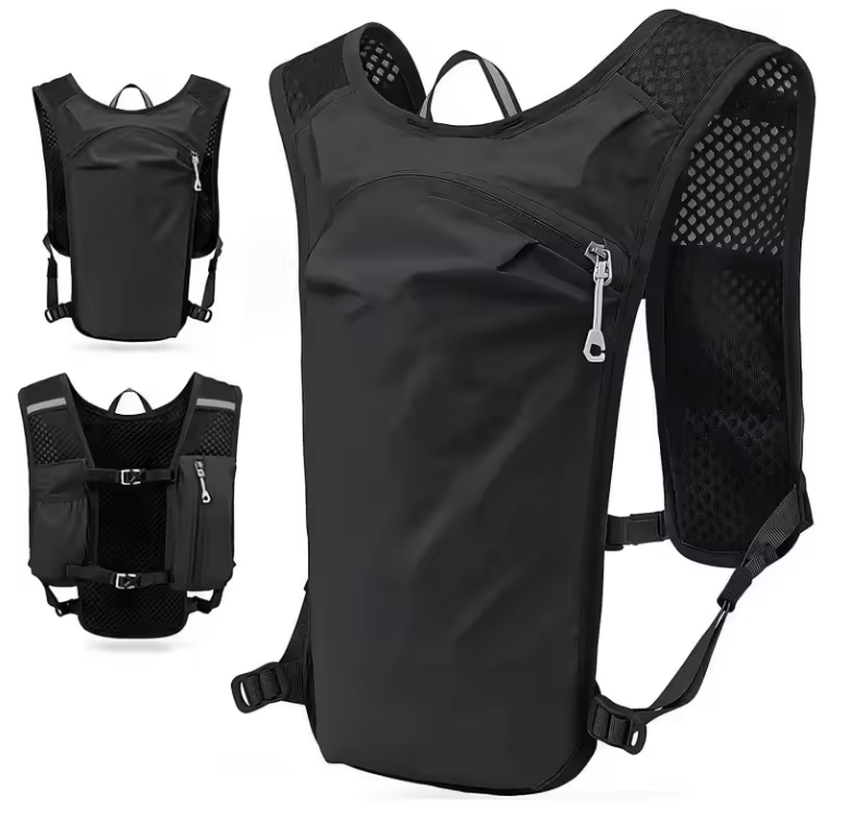 Hardloopvest met Waterfleshouder – Lichtgewicht Hydratatievest met Telefoonvak en Reflectie