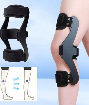 Knie Hyperextensie Brace – Verstelbare Knieorthese met Ondersteuning en Fixatie