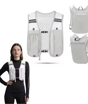 Hydratatie Hardloopvest met Opbergvakken – Lichtgewicht Running Rugzak voor Sport en Outdoor