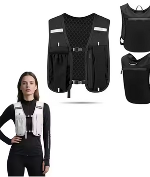 Hydratatie Hardloopvest met Opbergvakken – Lichtgewicht Running Rugzak voor Sport en Outdoor