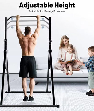 Driehoekig Optrekstation – Verstelbare Pull-Up Bar van Koolstofstaal voor Thuisfitness